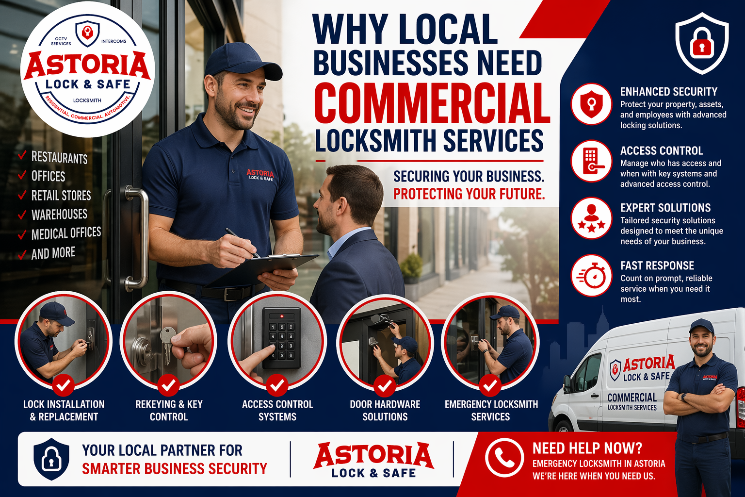 WHY LOCAL BUSINESSES NEED COMMERCIAL LOCKSMITH SERVICES